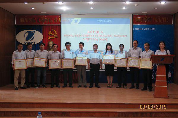 VNPT Hà Nam tổ chức hội nghị sơ kết 6 tháng đầu năm và triển khai nhiệm vụ công tác 6 tháng cuối năm 2019