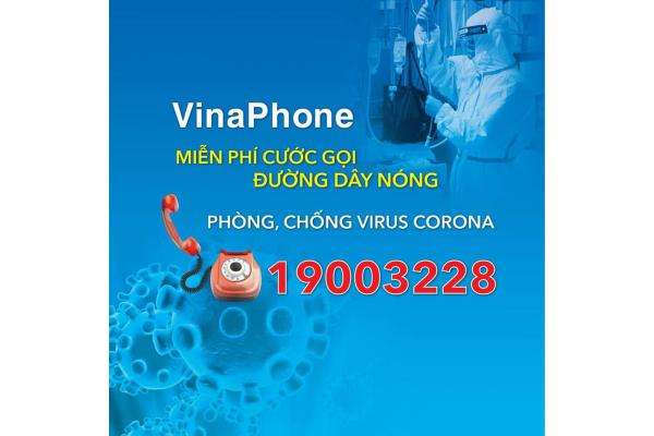 VINAPHONE MIỄN PHÍ CƯỚC GỌI ĐƯỜNG DÂY NÓNG BỘ Y TẾ