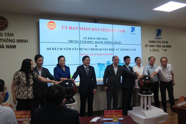 Khai trương Trung tâm điều hành thông minh tỉnh Hà Nam