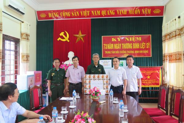 VNPT địa bàn Hà Nam phối hợp với Bưu điện tỉnh Hà Nam triển khai các hoạt động uống nước nhớ nguồn nhân kỷ niệm Ngày TBLS 27/7