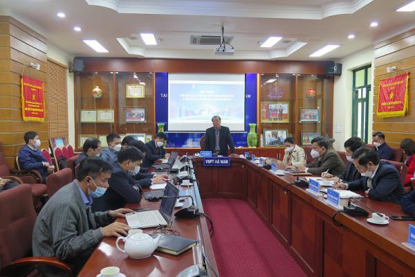 Công đoàn VNPT địa bàn Hà Nam tổ chức “Hội nghị triển khai công tác công đoàn và tổng kết đợt thi đua mừng Đảng, mừng xuân Nhâm Dần năm 2022”