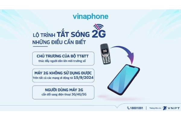 THÔNG BÁO: TẮT SÓNG MÁY 2G THEO CHỦ TRƯƠNG CỦA BỘ TT&TT