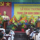 Khai trương Trung tâm Hành chính công tỉnh Hà Nam