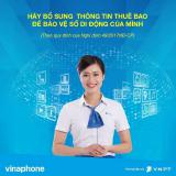 Thông báo cập nhật lại thông tin thuê bao di động